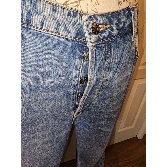 90's Divided H&M Mom Jeans | High Waisted | Ankle Length | Fly 5 Button| Sz 16 - Picture 6 of 10